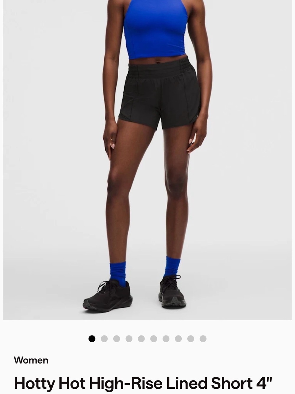 lululemon athletica Black Lightweight Athletic Shorts